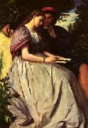 Anselm Feuerbach Paolo e Francesca oil painting on canvas